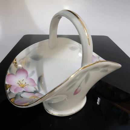 c.1940 Noritake Azalea Dolly Varden 篮子完好无损