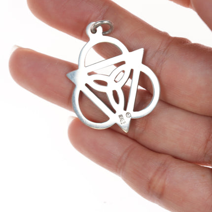 Retired James Avery celtic holy trinity pendant in sterling