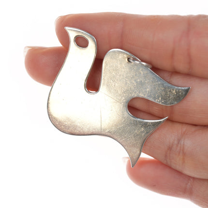 Retired James Avery Dove pendant in sterling