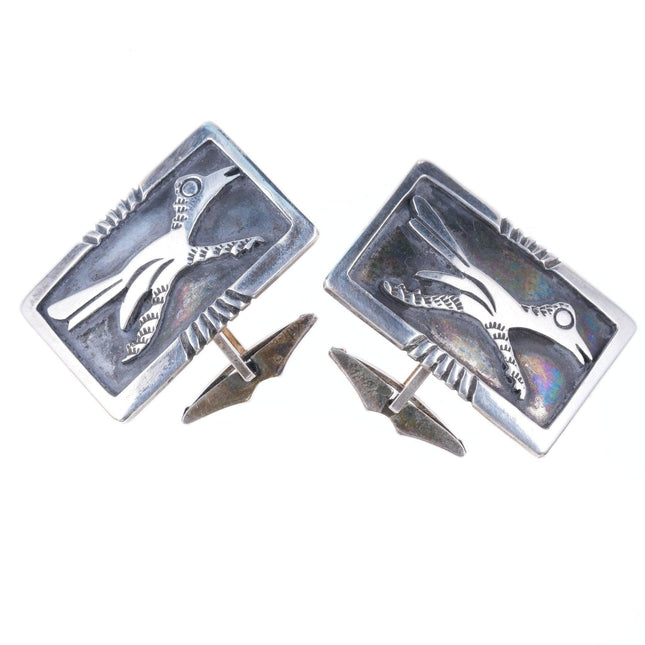 50's-60's Navajo sterling cufflinks