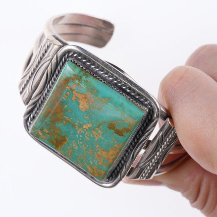 6 7/8" James Mason Navajo Sterling and turquoise bracelet