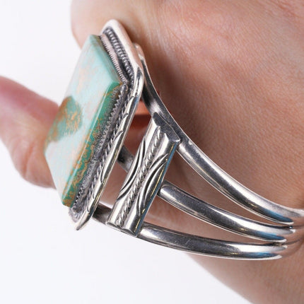 6 7/8" James Mason Navajo Sterling and turquoise bracelet