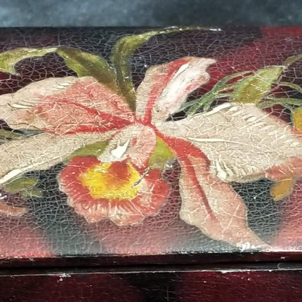 古董日本漆笔/笔/书法盒