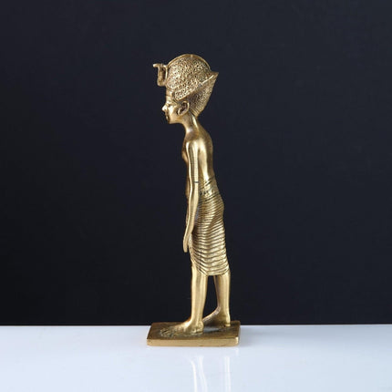 1989 MMA Miniature Gold Gilt Pewter Egyptian Figure