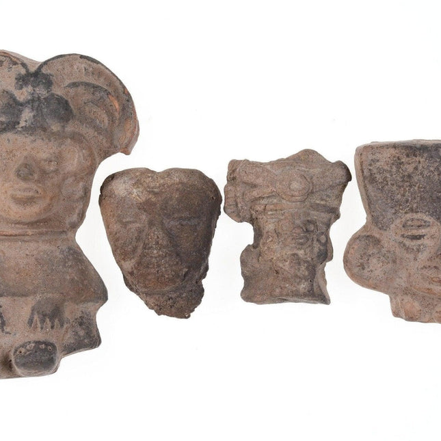 4pc Colima Pre Columbian Pottery Collection