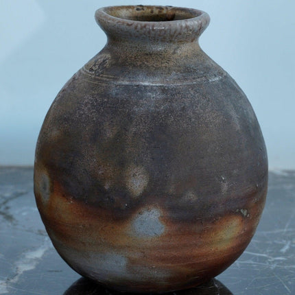 1970's Japanese Studio Pottery Bizen Vessel by Takeshi Inoue