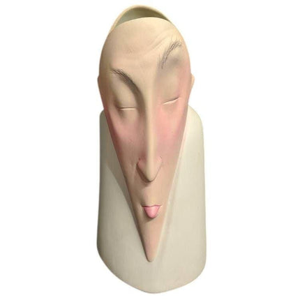 1999 14,5" Debbie Fecher Gramstad Gesichtsvase