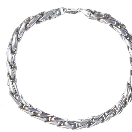 17" Chunky Italian Sterling Rope choker