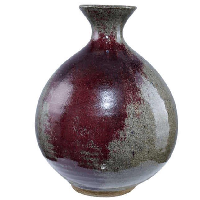 Franz Kriwanek（美国，1920-1994 年）中世纪现代德克萨斯工作室陶器大花瓶