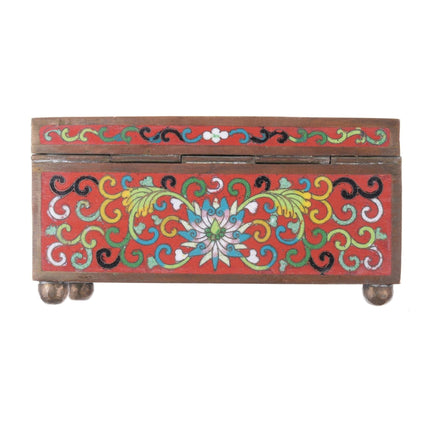 Antike Cloisonné-Box aus der Zeit der Chinesischen Republik