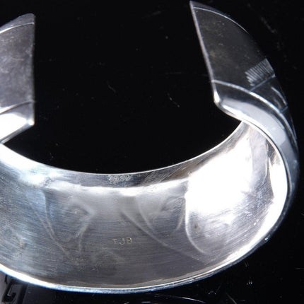 7" Hopi Sterling silver Overlay cuff bracelet