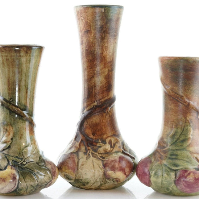1920's Weller Apple Tree vases
