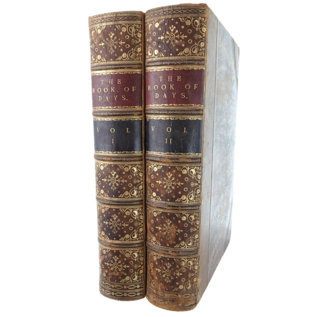 1863 Popular Antiquities Erstausgabe „The book of Days“ von Chambers