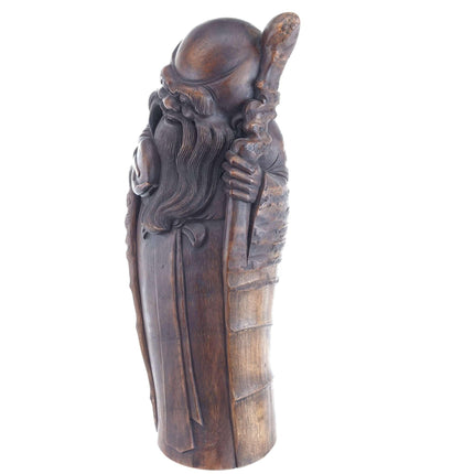 c1900 Chinese Carved Bamboo Republic Period Shou Figure