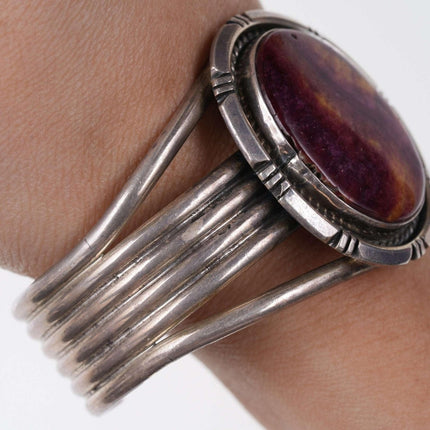 Eugene Belone Navajo Sterling Spiney Oyster cuff