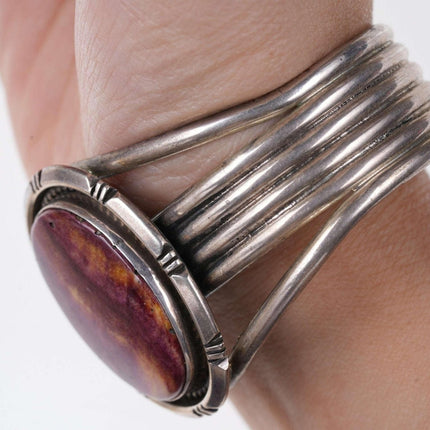 Eugene Belone Navajo Sterling Spiney Oyster cuff