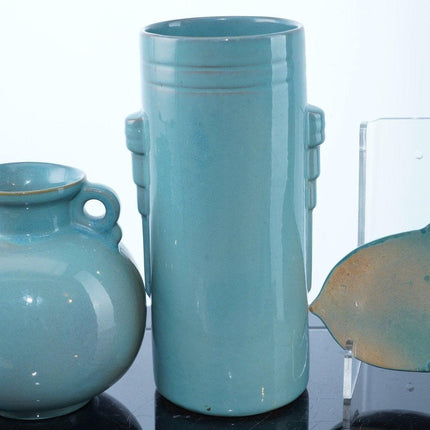 1940's/50's  Frankoma Ada Clay Turquoise Blue collection