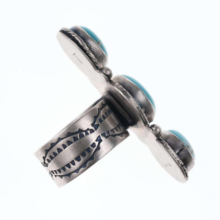 Tim Yazzie Navajo Sterling/turquoise ring