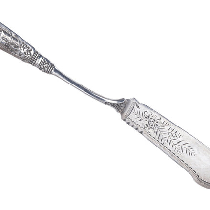 c1880's Gorham Fontainebleau Master butter knife F Monogram