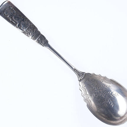 c1880's Gorham Fontainebleau Sugar spoon F monogram