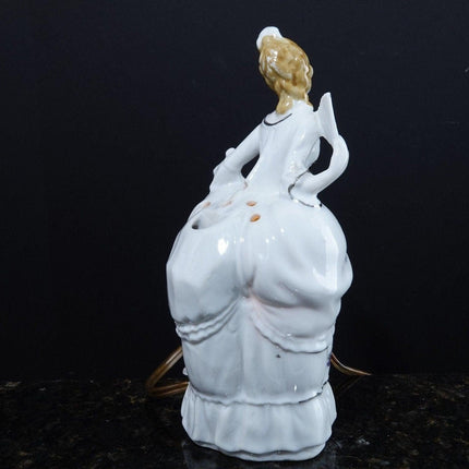 1930's Japanese Porcelain Figural Perfume Lamp in Female form