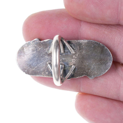 c1950 年代复古纳瓦霍纯绿松石戒指