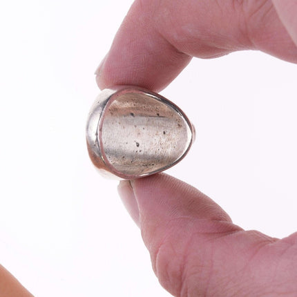 尺寸 9 复古纳瓦霍纯银和绿松石戒指