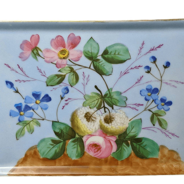 c1870 Dresser Tray Old Paris Porcelain