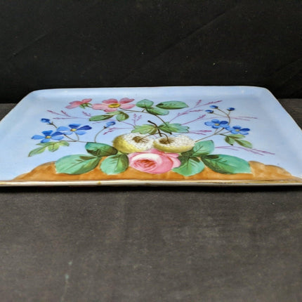 c1870 Dresser Tray Old Paris Porcelain