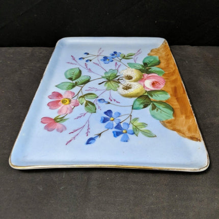 c1870 Dresser Tray Old Paris Porcelain