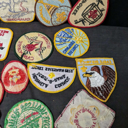 Vintage boy Scout patch Lot Camporee  Blanco Water festival 1976 Philmont 1950's