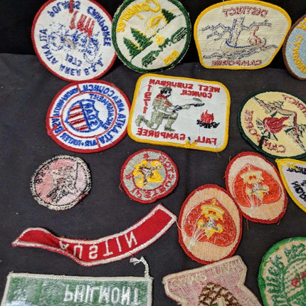 Vintage boy Scout patch Lot Camporee  Blanco Water festival 1976 Philmont 1950's