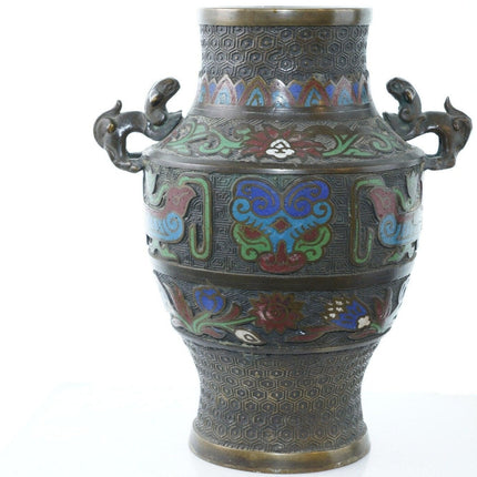 Antique Chinese Champleve vase