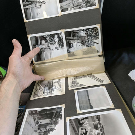 c1954 USS Boxer 远东巡航海军陆战队剪贴簿相册 178 张照片