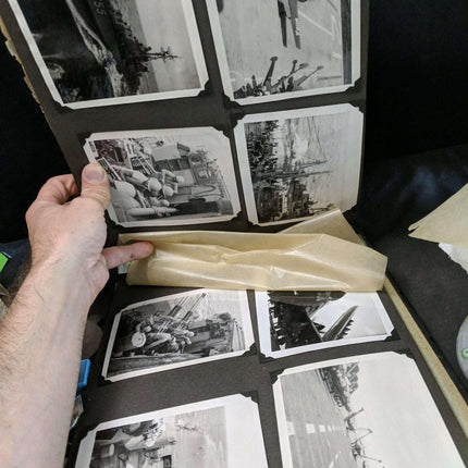 c1954 USS Boxer 远东巡航海军陆战队剪贴簿相册 178 张照片