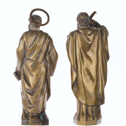 2 Antique bronze Biblical figures