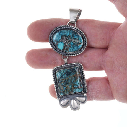 Mary Ellen Navajo Sterling/turquoise pendant a