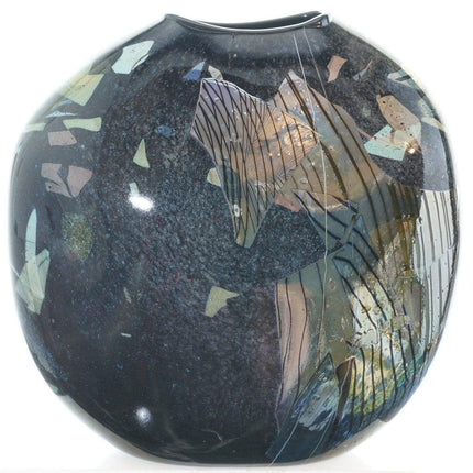 1980 年奇胡利学生威廉·莫里斯艺术玻璃花瓶