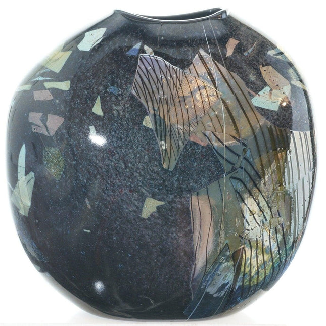 1980 Chihuly student William Morris Art Glass vase