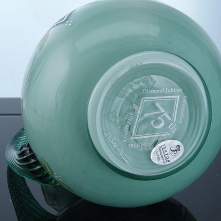 比尔芬顿钻石周年纪念绿色玻璃罐