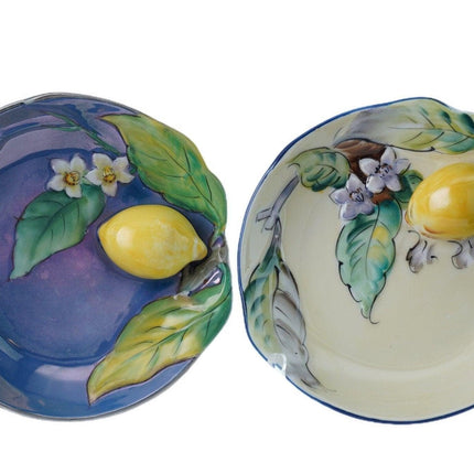 2 Noritake Lusterware Zitronenschalen aus den 1930er Jahren