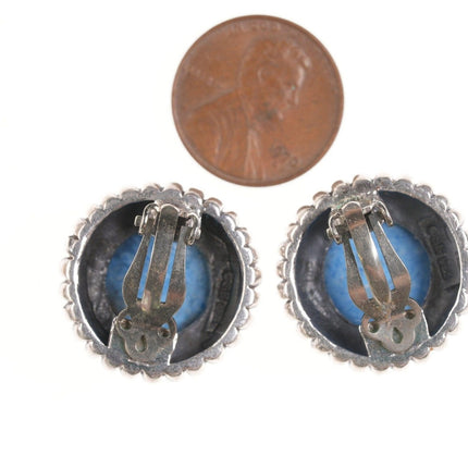 Barse Sterling clip on earrings