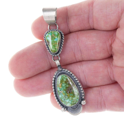 Mary Ellen Navajo Sterling/turquoise pendant v