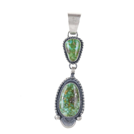 Mary Ellen Navajo Sterling/turquoise pendant v