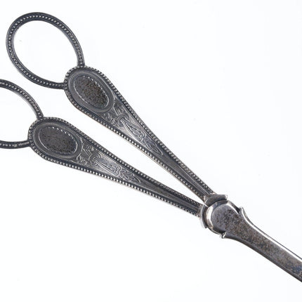 c1875 English Sterling Grape shears