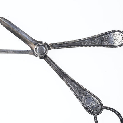 c1875 English Sterling Grape shears