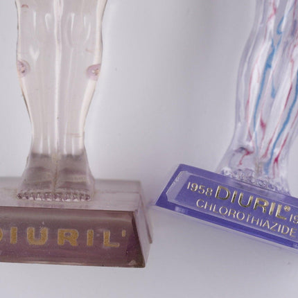 1950's-60's Merck Diuril  medical model promotional paperweights