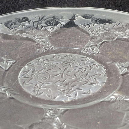 c1920 R Lalique Vases 9 3/8" plate