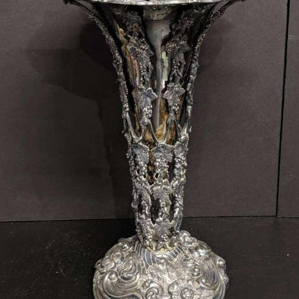 c1880 Silverplate cane/umbrella Stand