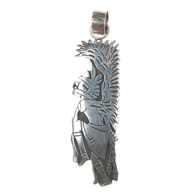 Adrian Sanchez Hopi sterling warrior pendant